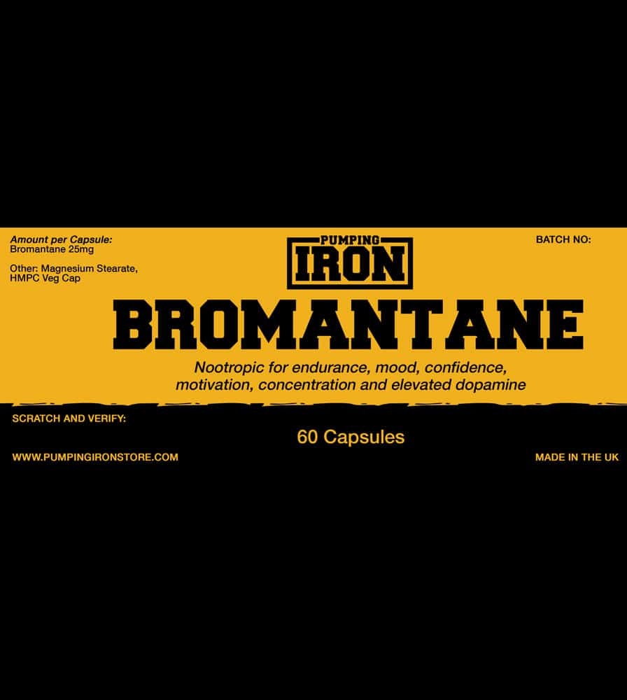Pumping Iron - Bromantane Label