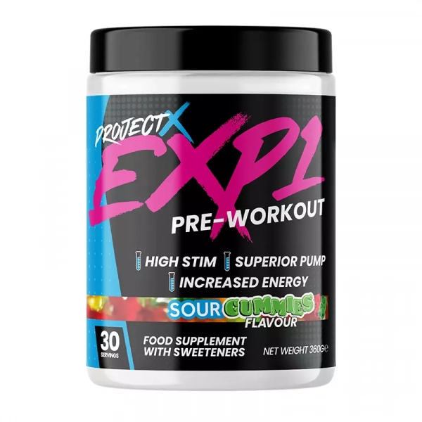Projet X - EXP 1 High Stim Pre-Workout Gummies