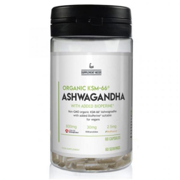 Supplement Needs Ashwagandha Organic KSM-66 Eurosupps
